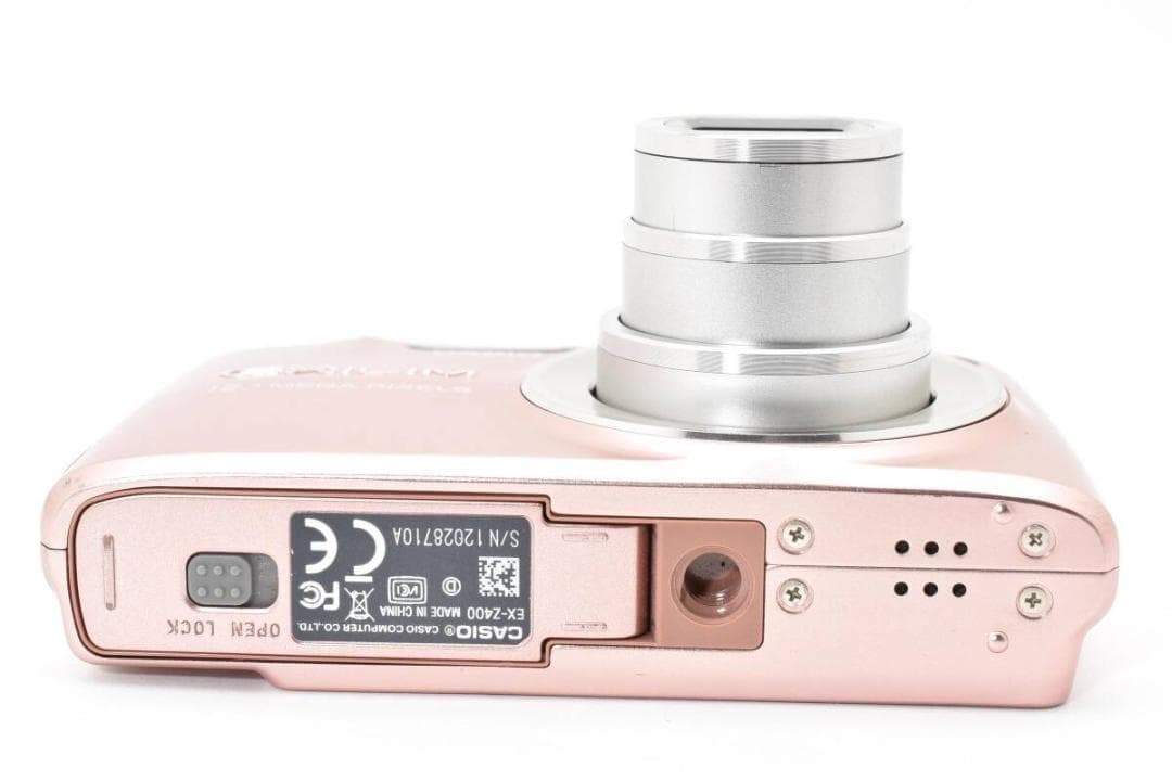 美品 カシオ　CASIO EXILIM EX-Z400 ピンク ＃A382