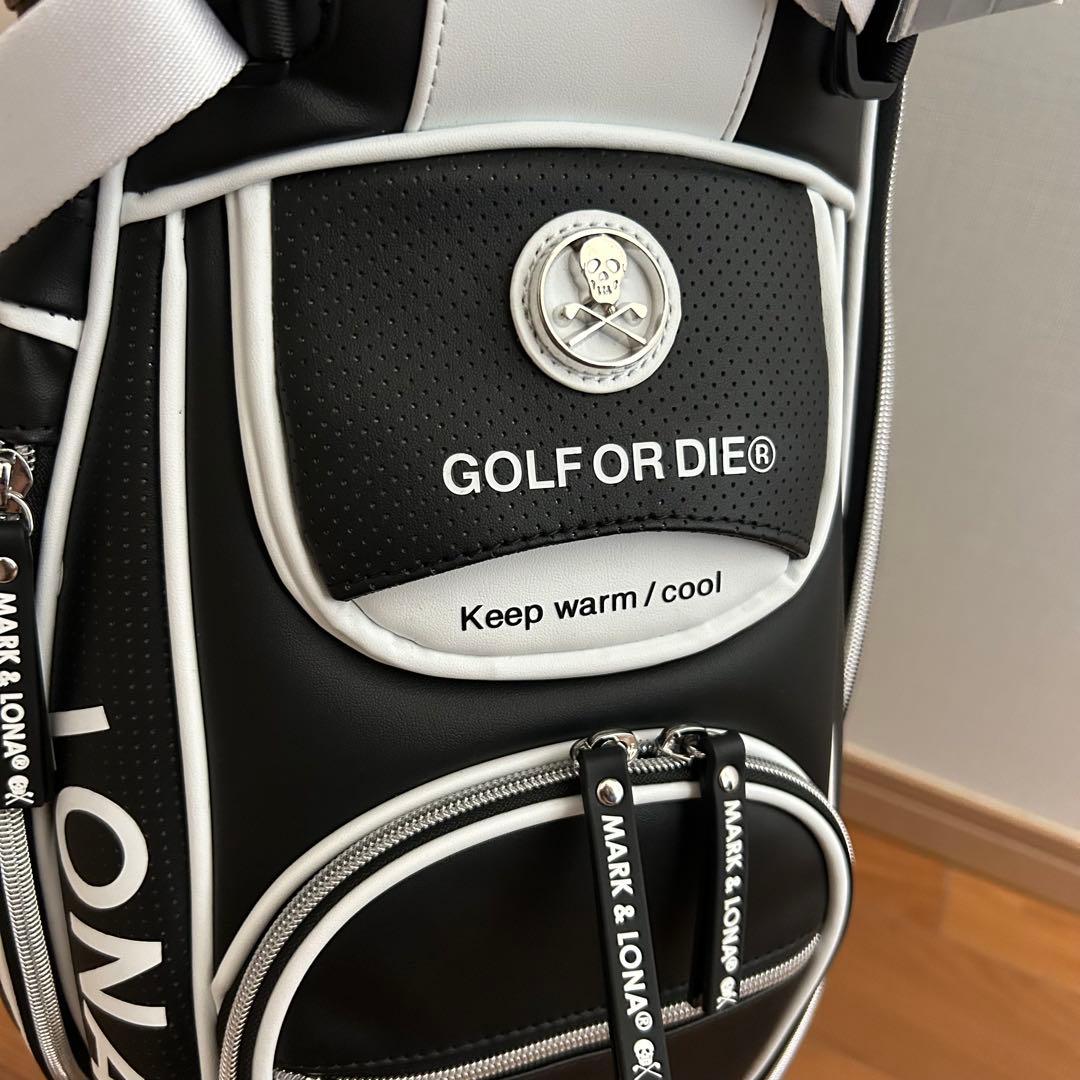 マークアンドロナ　マッシブキャディバッグ　ブラック　黒色