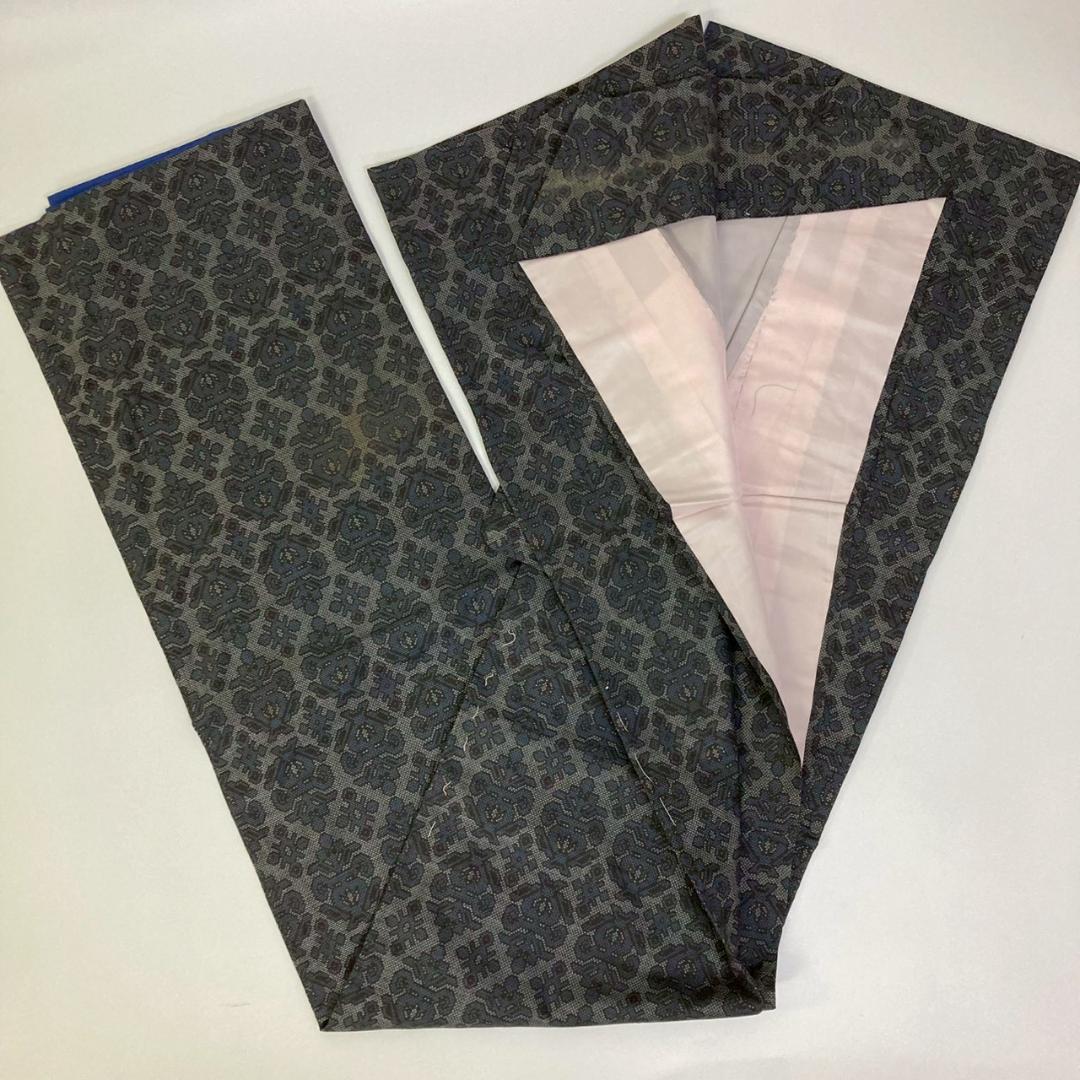 KK923 大島紬 9枚 着物まとめ売り 着用 リメイク 大量セット