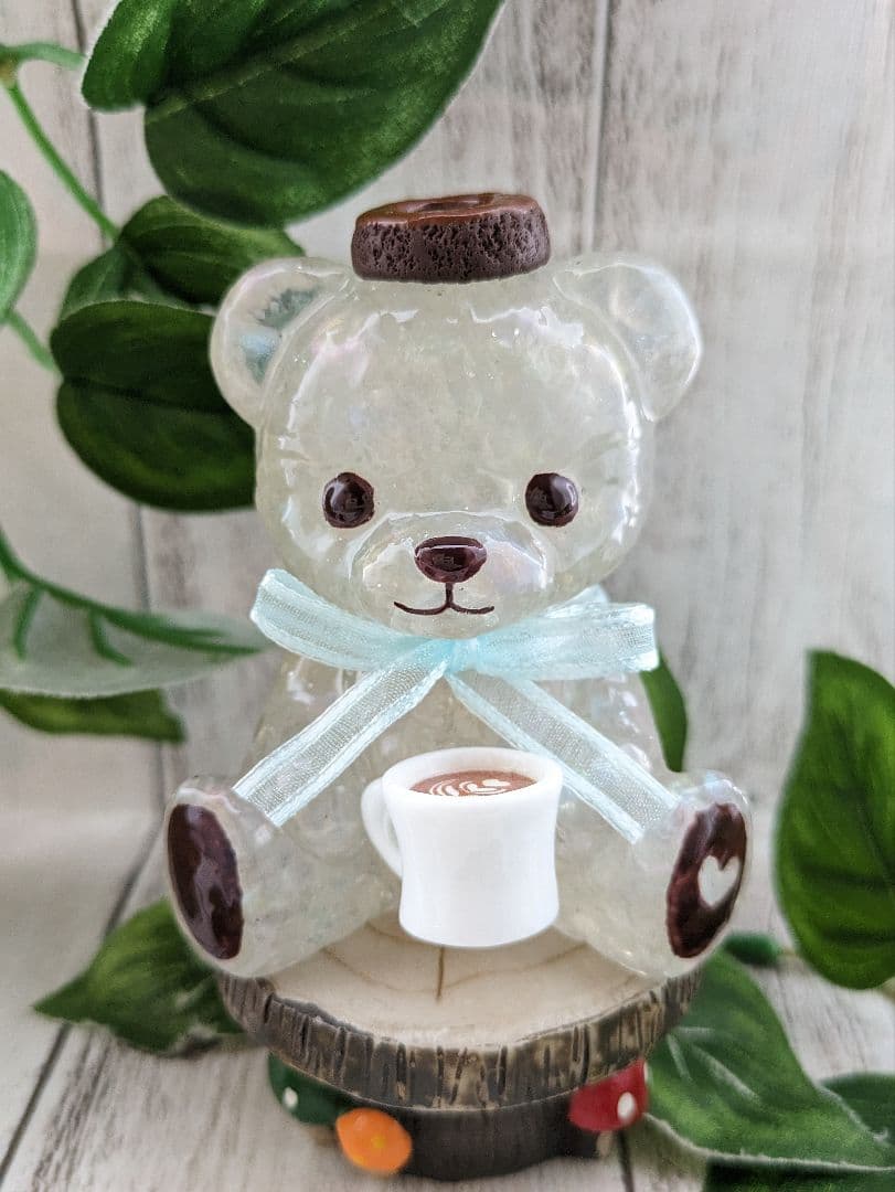 【今年も残り2ヶ月】❶白水晶の干支おうまちゃん形オルゴナイト☆他１点