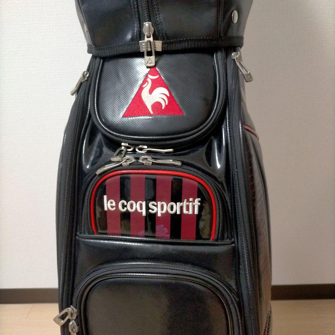 ルコック★le coq sportif★3点式ゴルフバック★黒★☆★