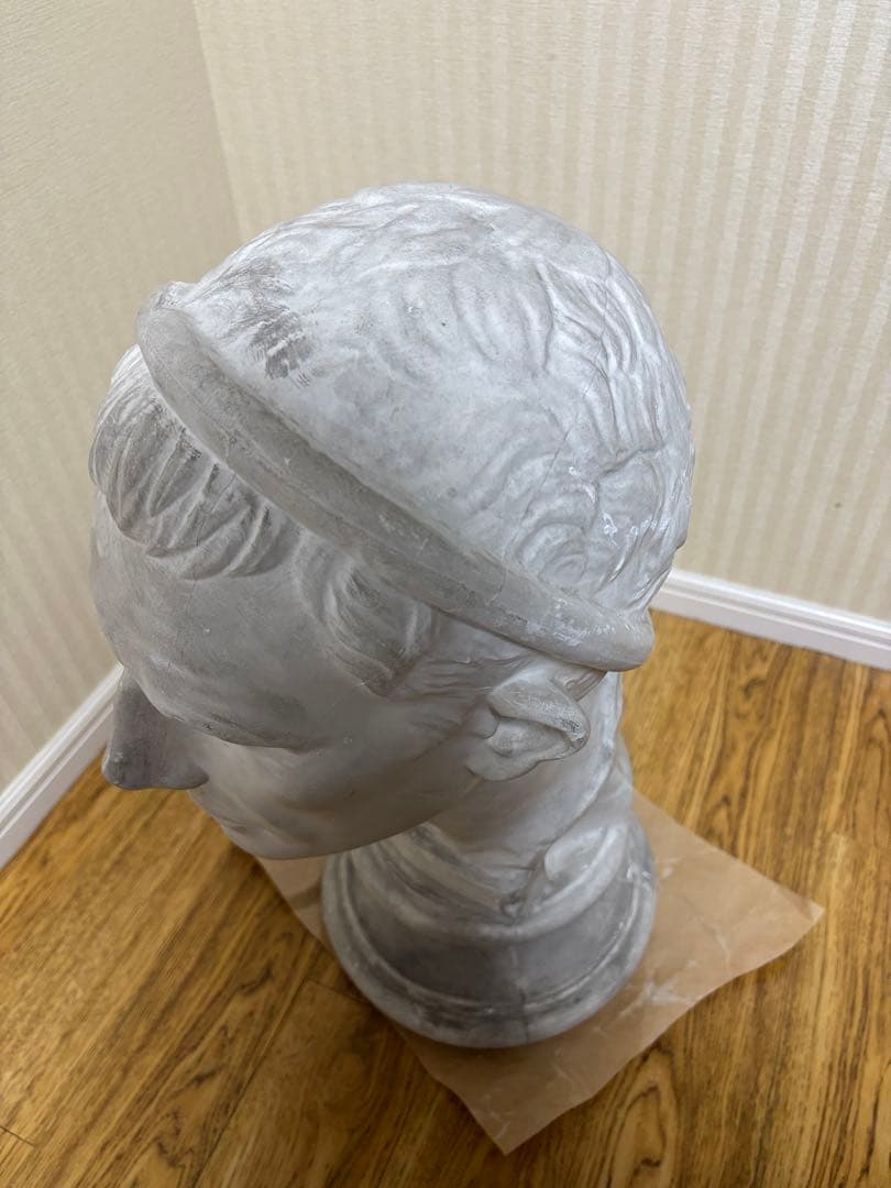 石膏像 アンティオコス三世　首像　岡石膏像製作所　YOKOHAMA OKA
