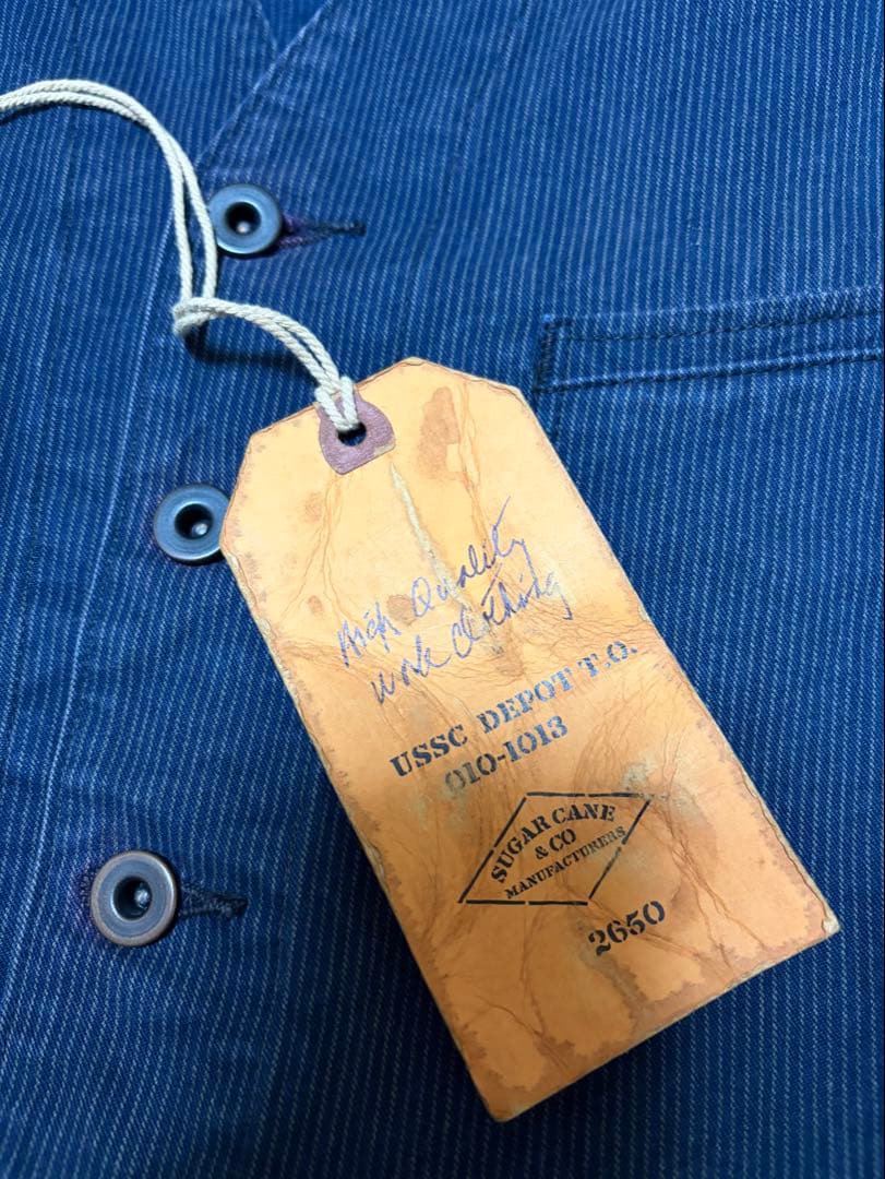 【さだはる 】MADE IN USA シュガーケーンベスト