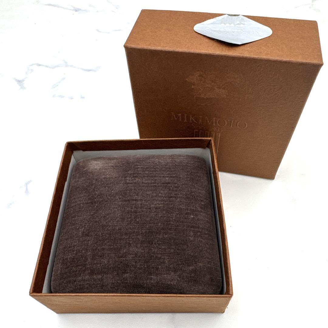 【極美品】MIKIMOTO ミキモト リボン K18×SV ブローチ