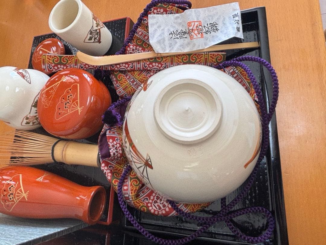 タイムセール 茶箱 茶道具 裏千家 扇子2種類おまけ付