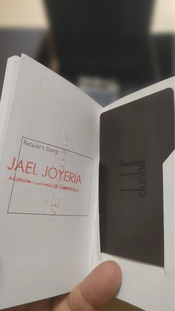 【希少・着火品】ダンヒル ユニーク 英国製 メタル仕様 ライター 箱・保証書付