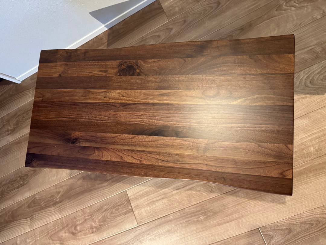 ウォールナット木製リビングテーブル