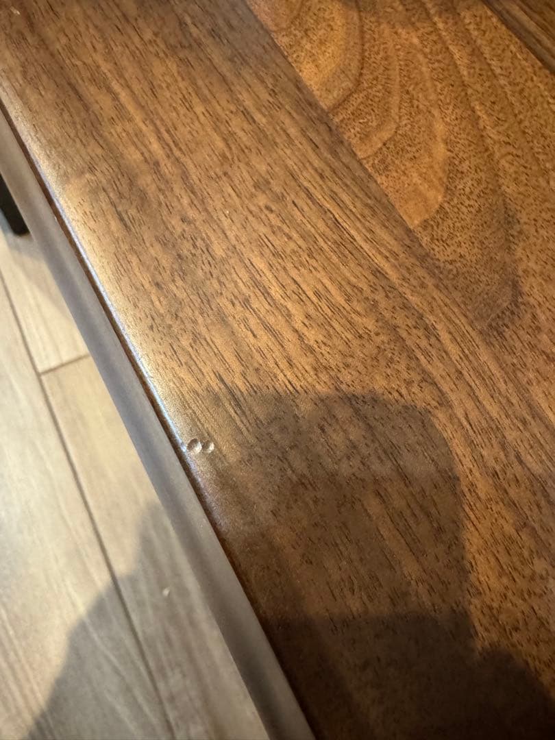 ウォールナット木製リビングテーブル