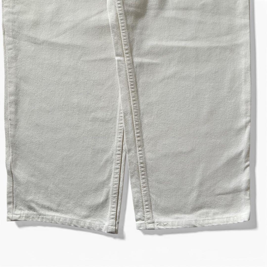 激レア 90s Anchor Blue バギーパンツ デニム W36 極太 白