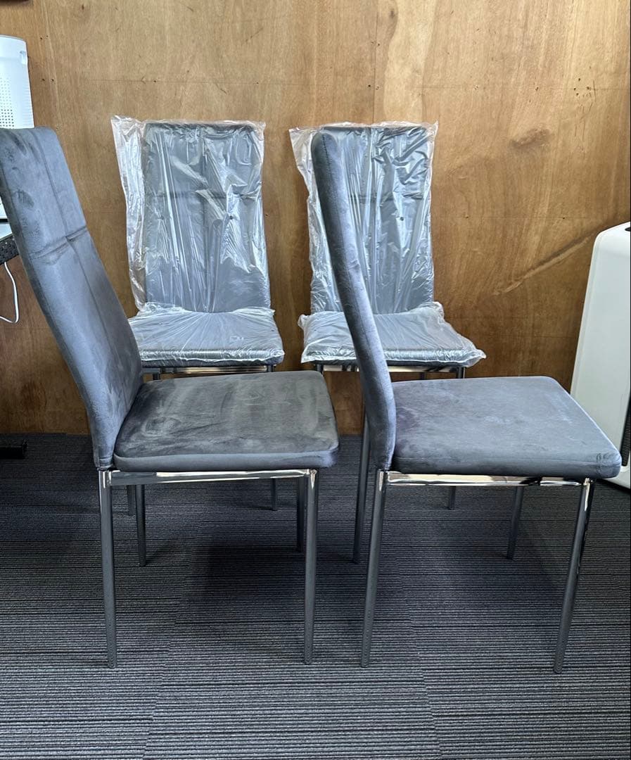 期間限定 数量限定 ダイニングチェア インテリア 椅子 4脚セット グレー