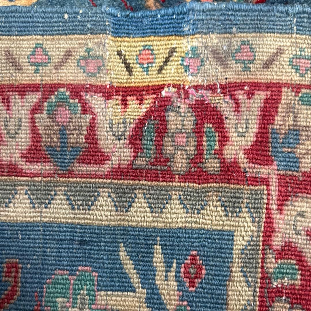 104cmx60ペルシャ絨毯年代織り物シリザーン手織り絨毯スパーヴィンテージラグ