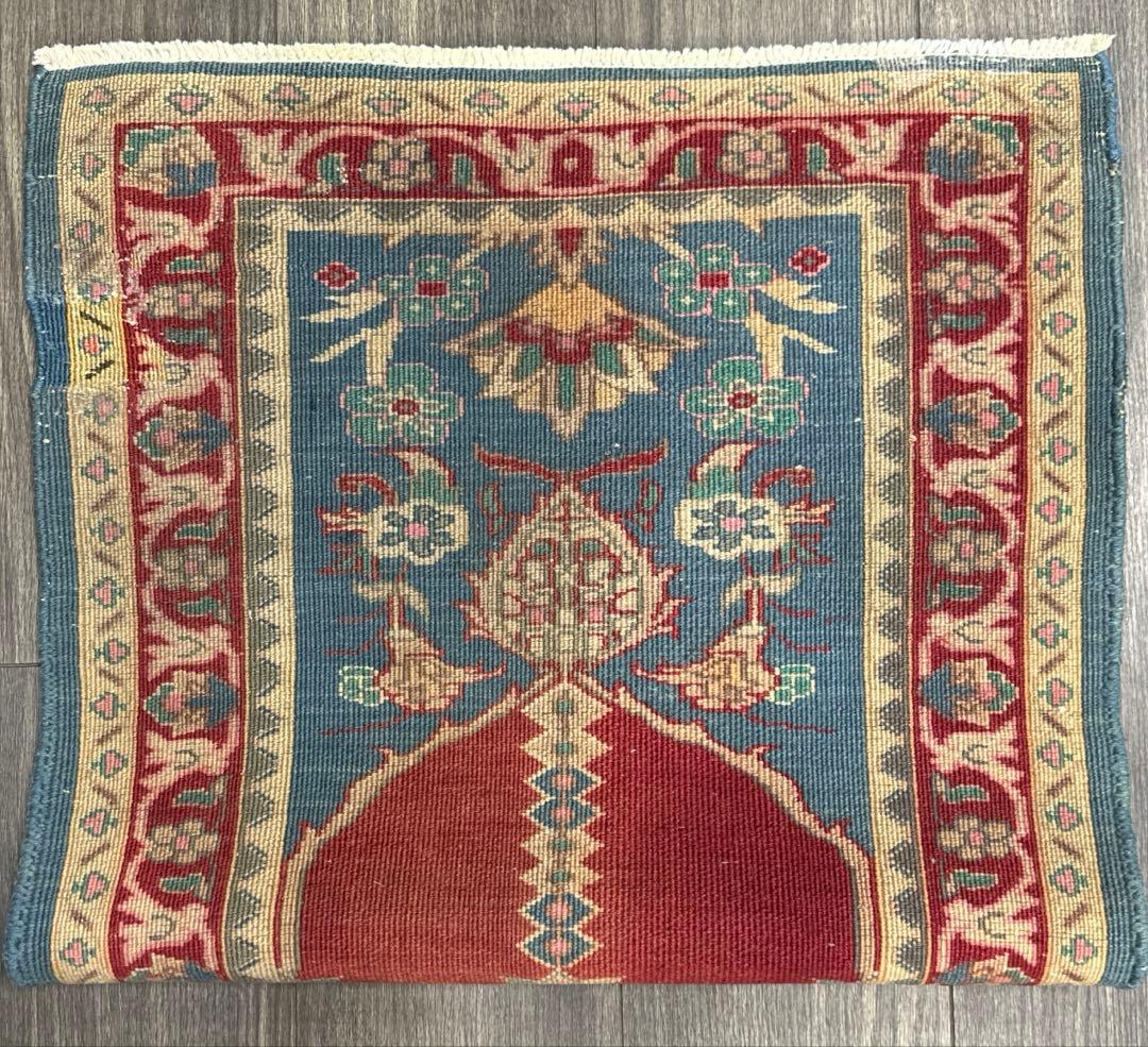 104cmx60ペルシャ絨毯年代織り物シリザーン手織り絨毯スパーヴィンテージラグ