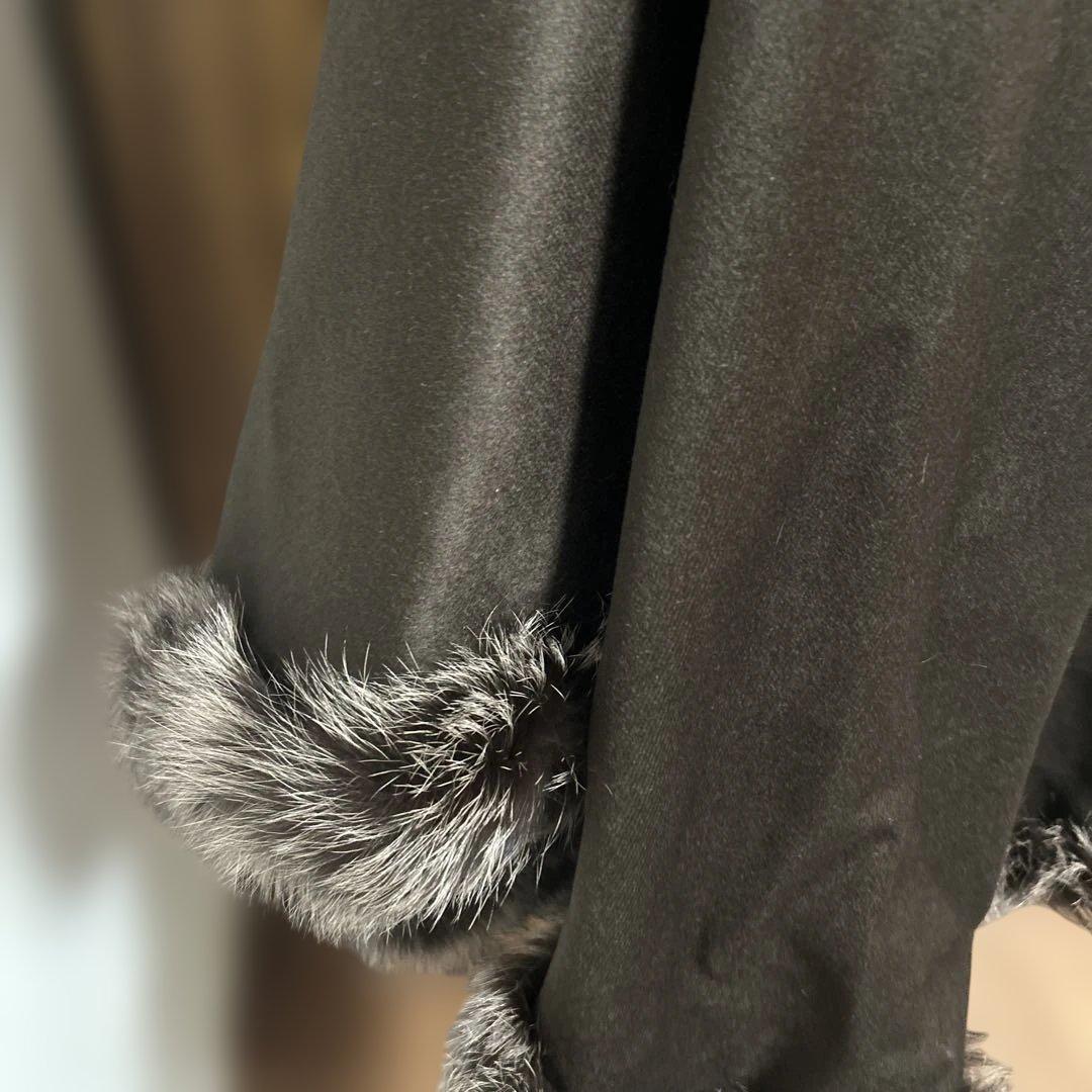 マント　和装コート フリーサイズ　リバーシブル