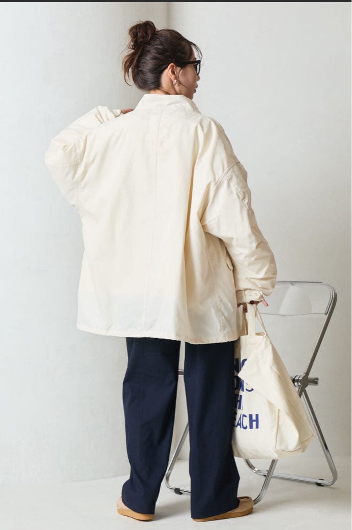 タグ付新品FREAK'S STORE M65ショートライナーモッズ オフホワイト