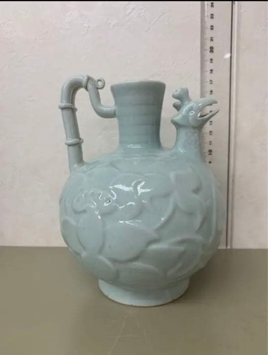 中国青磁壷　骨董　唐物　古美術　コレクション　日本骨董？！　江戸　青磁