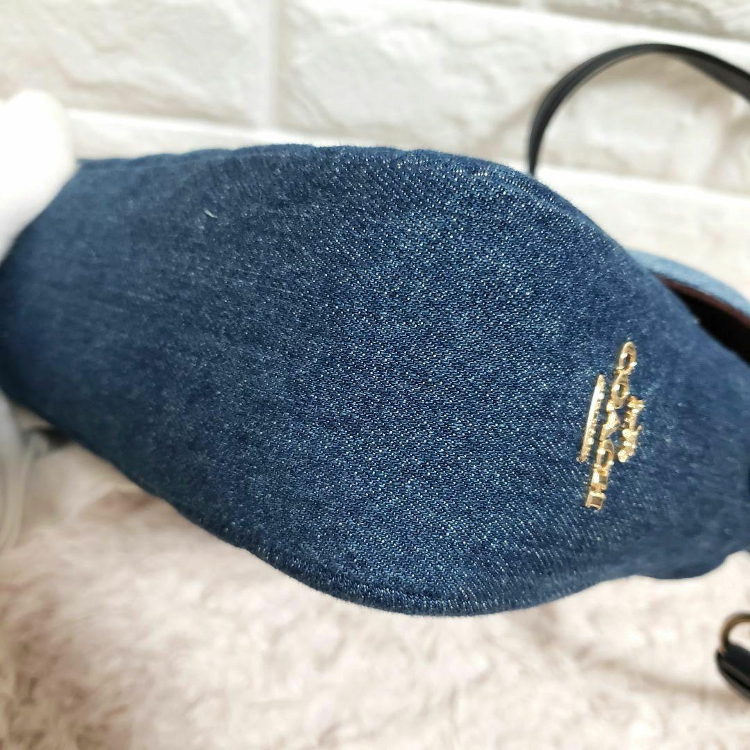 コーチ COACHデニムキルティング2wayショルダーハンドバッグ 極美品