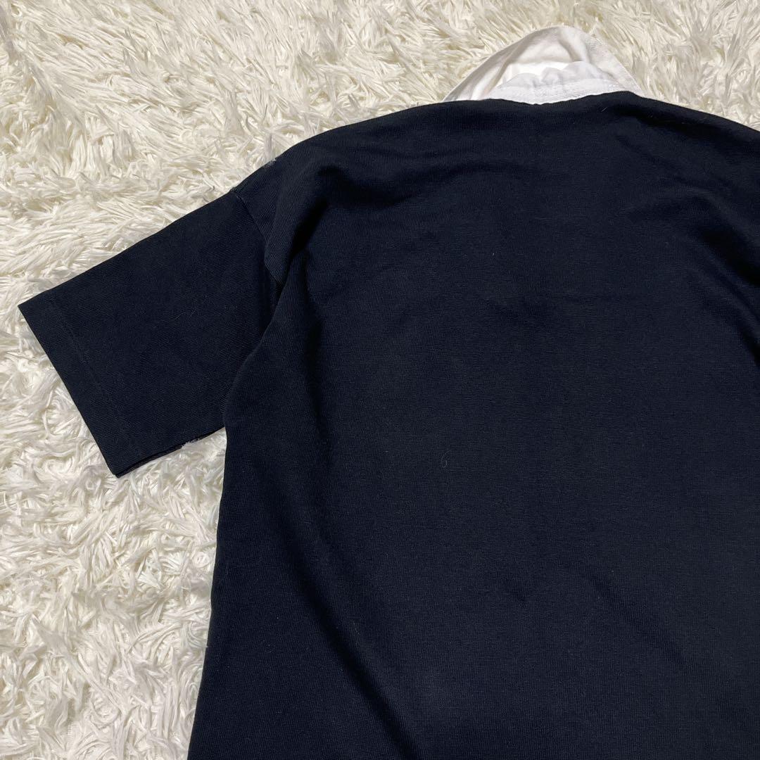 レア✨カンタベリー社 オールブラックス 半袖ラガーシャツ 黒 NZ製【S】