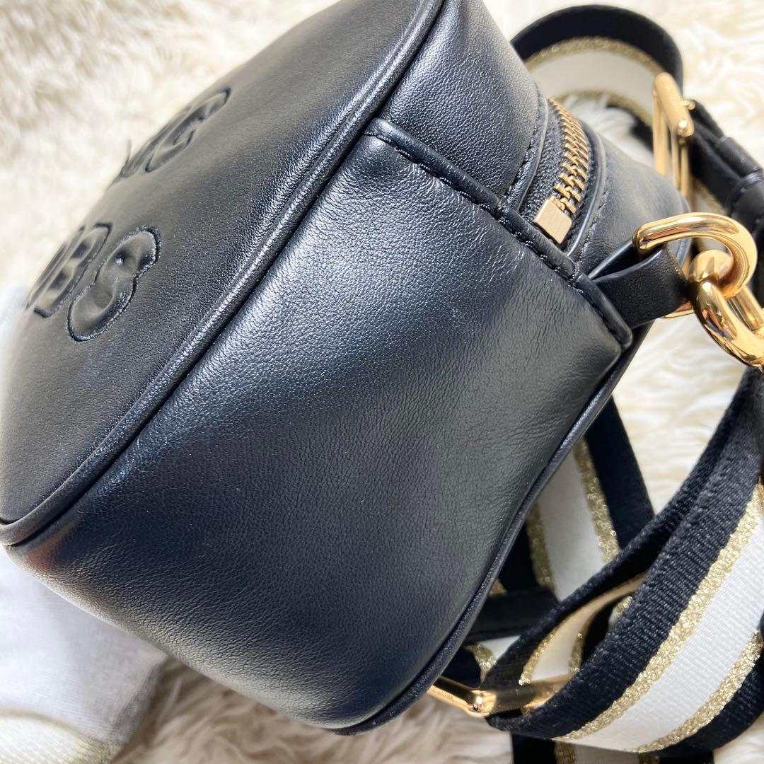 【美品】マークジェイコブス ＊カメラバッグ レザー ブラック