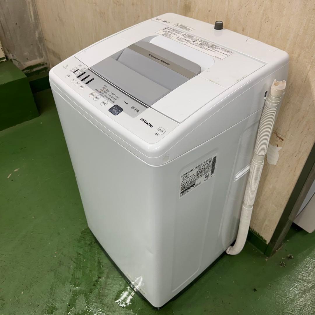 186 日立　白い約束　洗濯機　7キロ　23年製　小型　一人暮らし　同棲使用も可