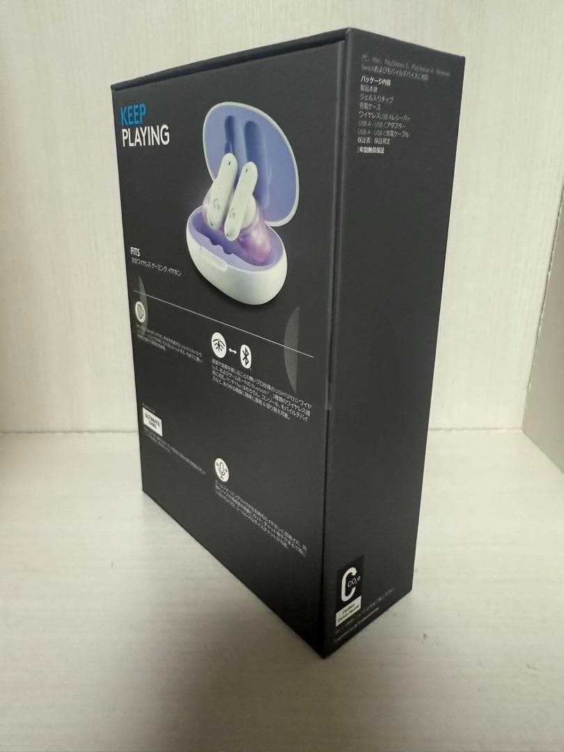 【新品未開封】GFITS ホワイト logicool ワイヤレスイヤホン