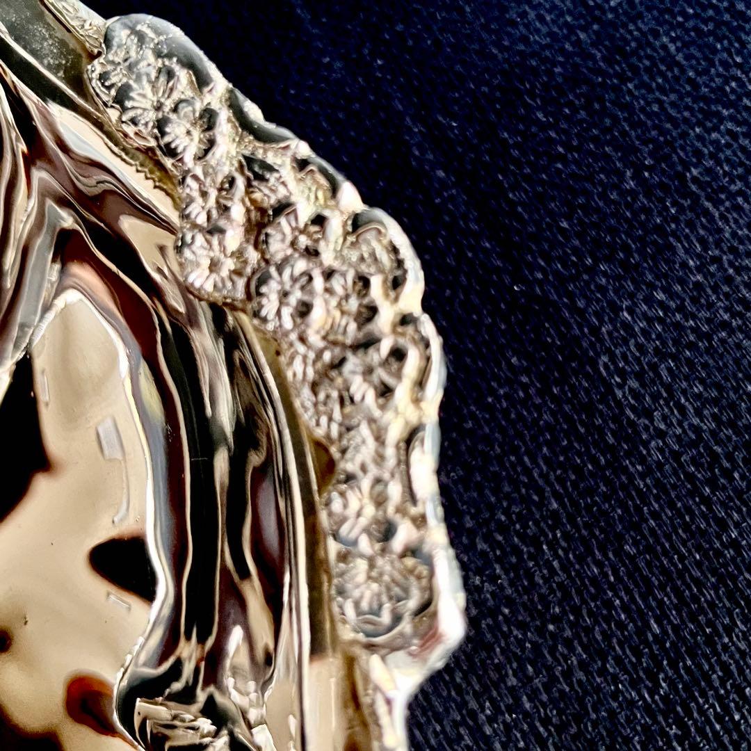 ★新品未使用★ Sheffield シルバープレート　菓子入れ