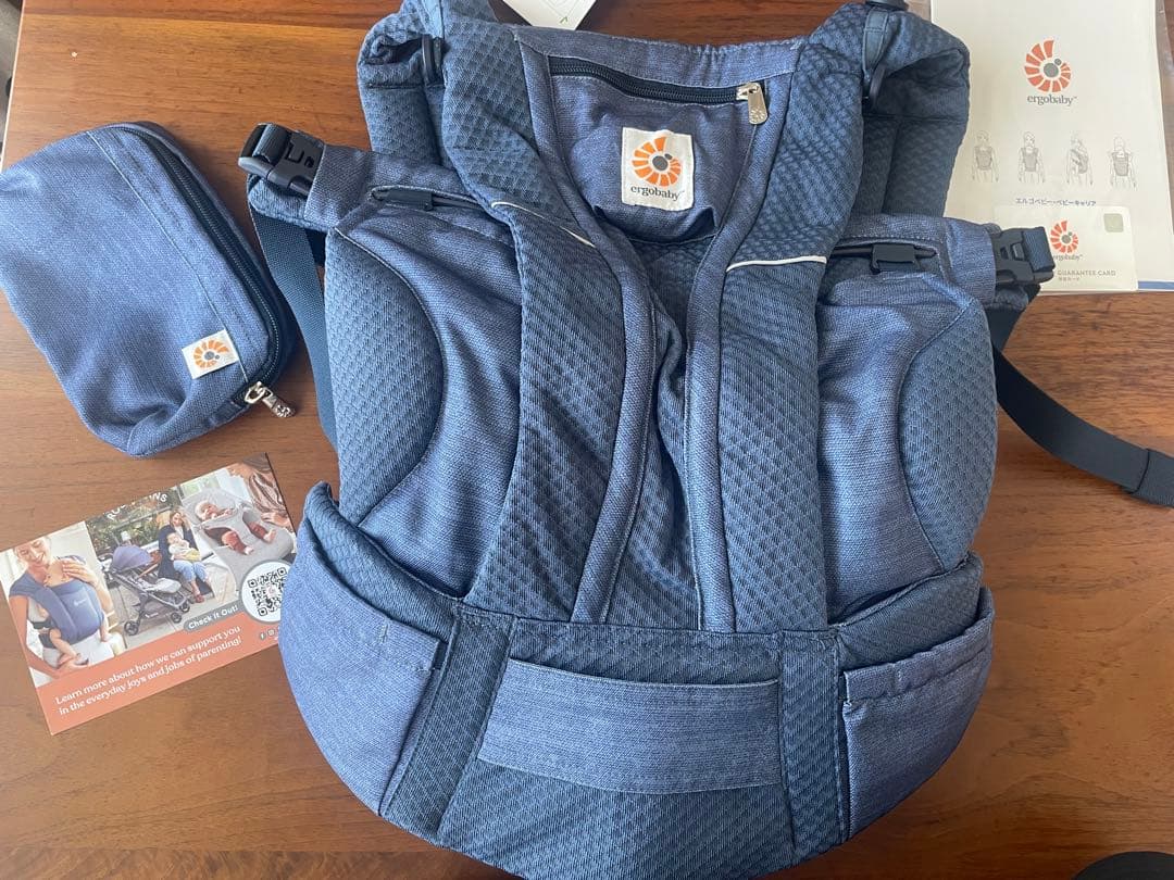 値下げ中！ergobaby OMNI breeze 抱っこひも ブルー