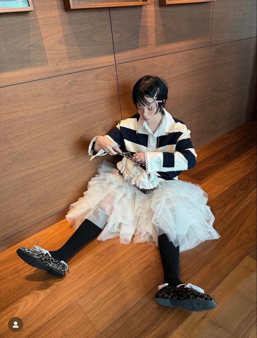 bibiy フランシーヌラグビートップス　美品