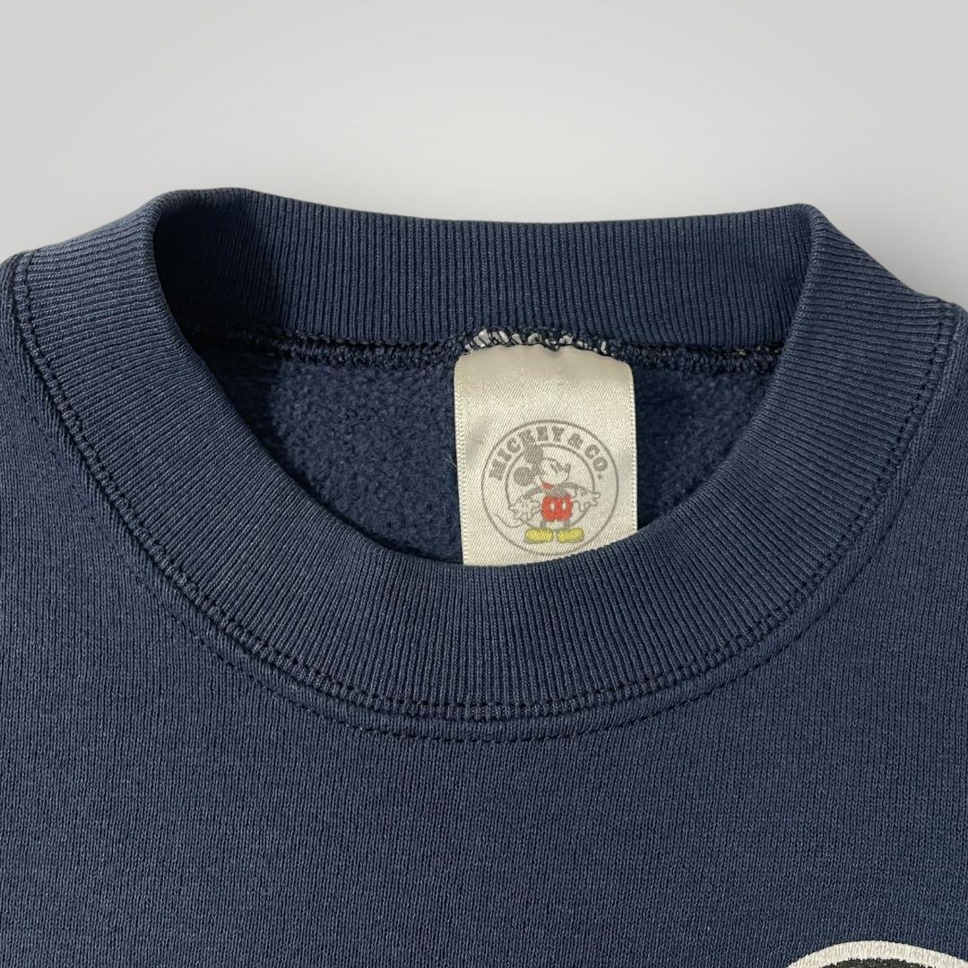 90s Disney MICKEY & CO. 青パンミッキー スウェット XL