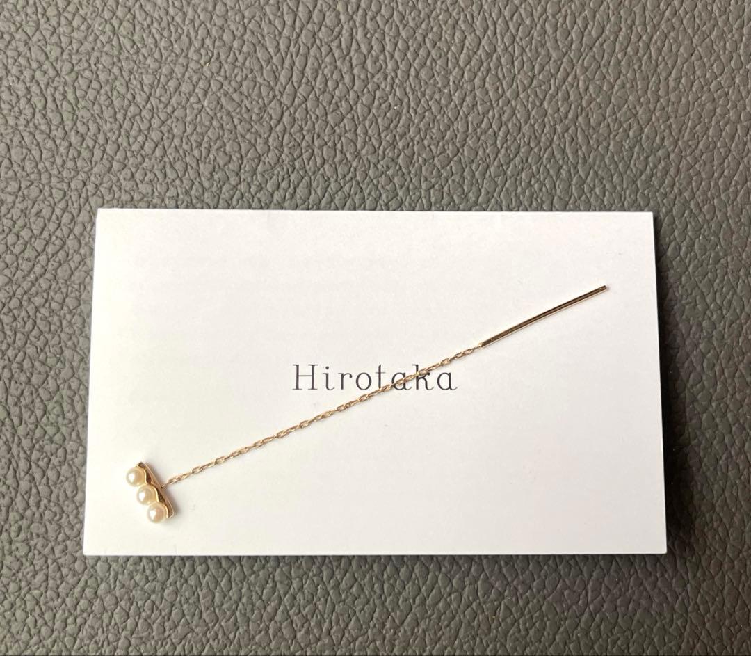 hirotaka アコヤパール チェーンピアス