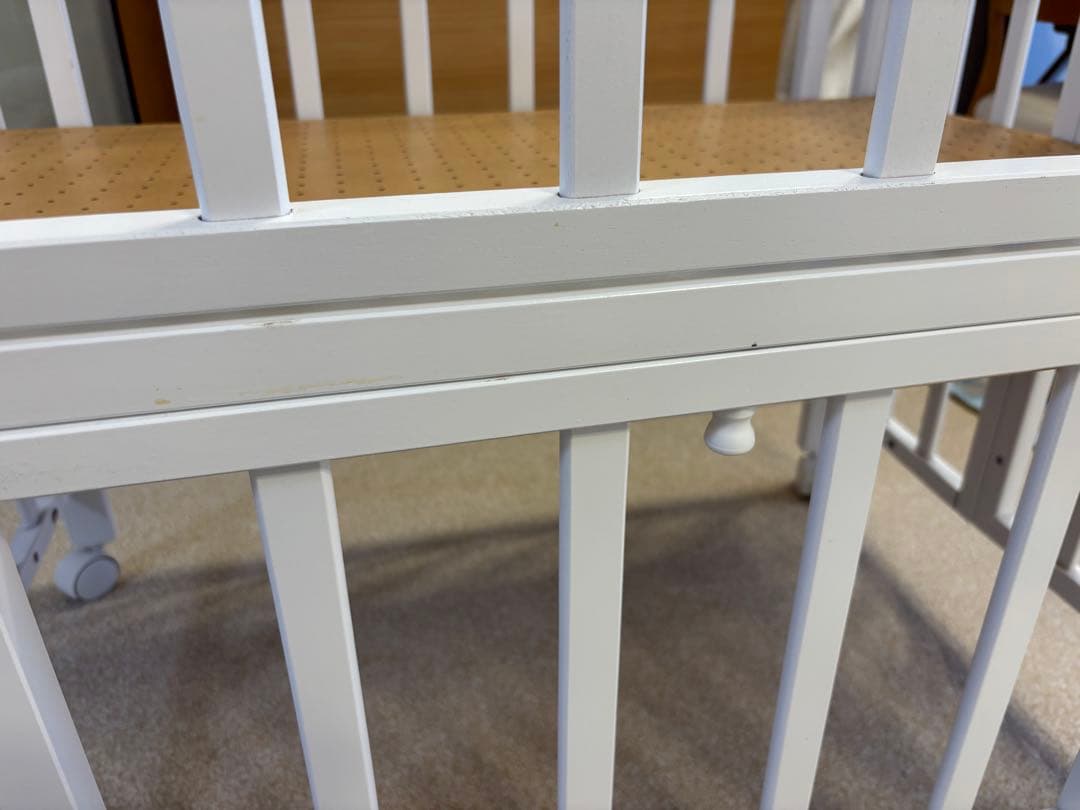 カトージ【KATOJI】折りたたみ ミニベビーベッド　ホワイト