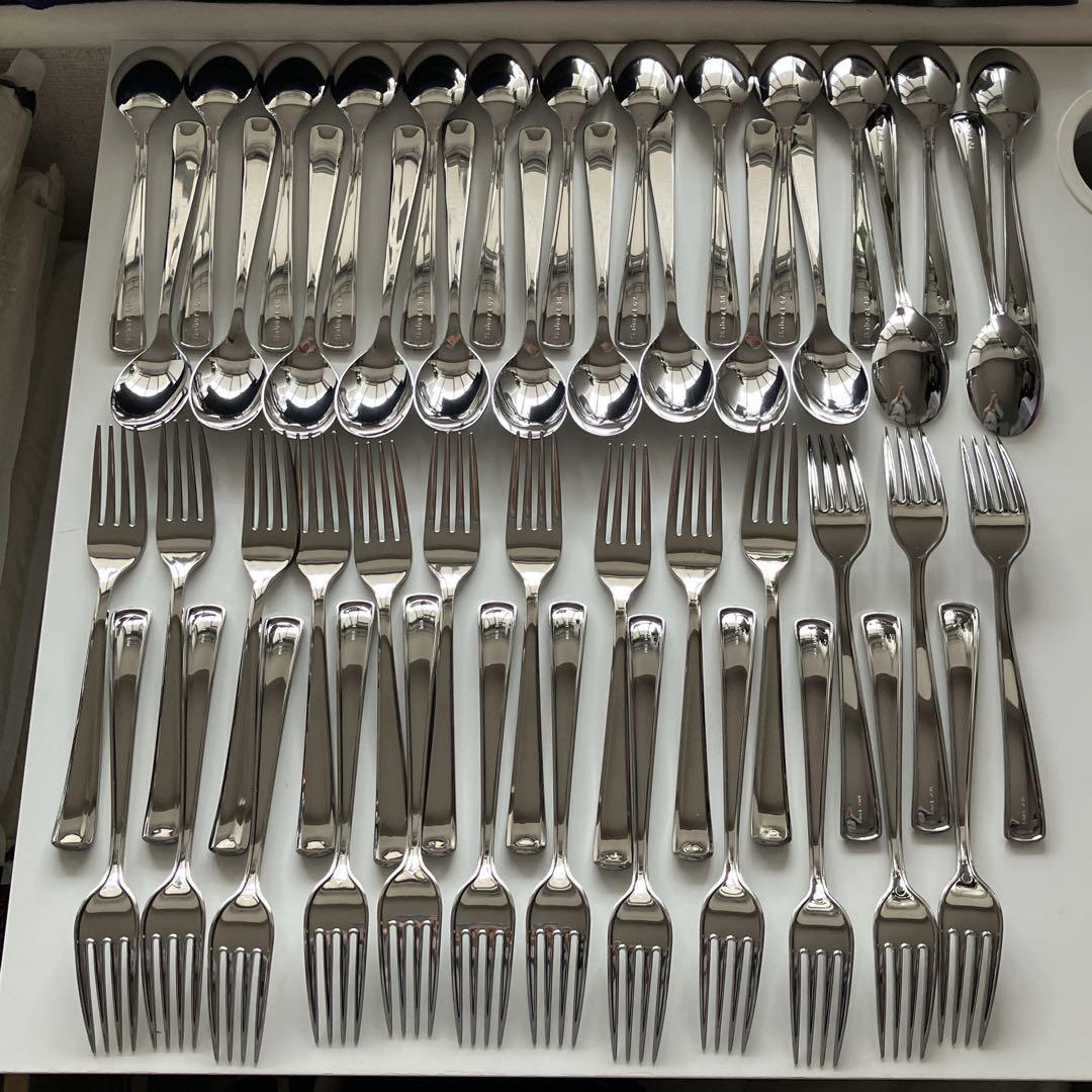 137本 専用 フォークスプーン大小フォーク大小各25 ゴールドスプ12