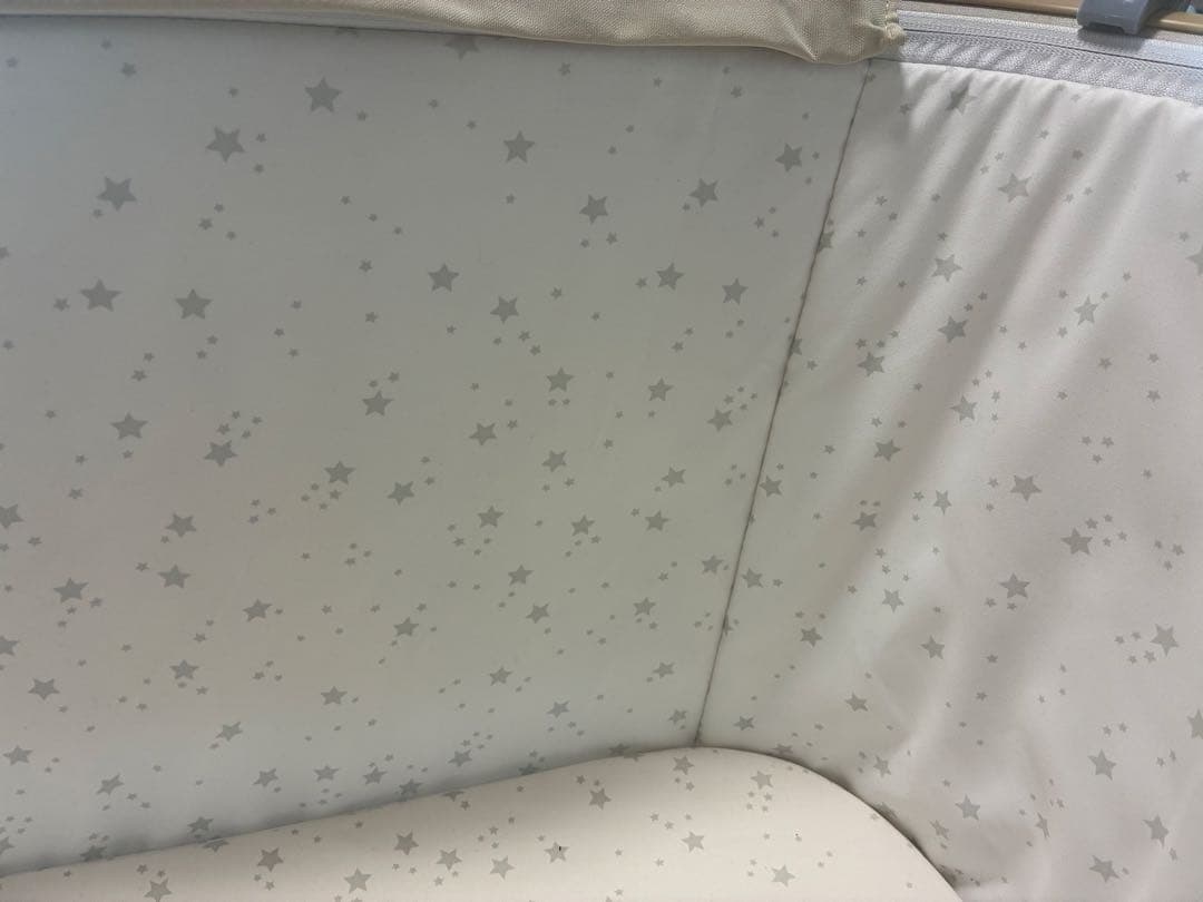 HZDMJベビーベッド(ベージュ)&IKEAのサイドポケット