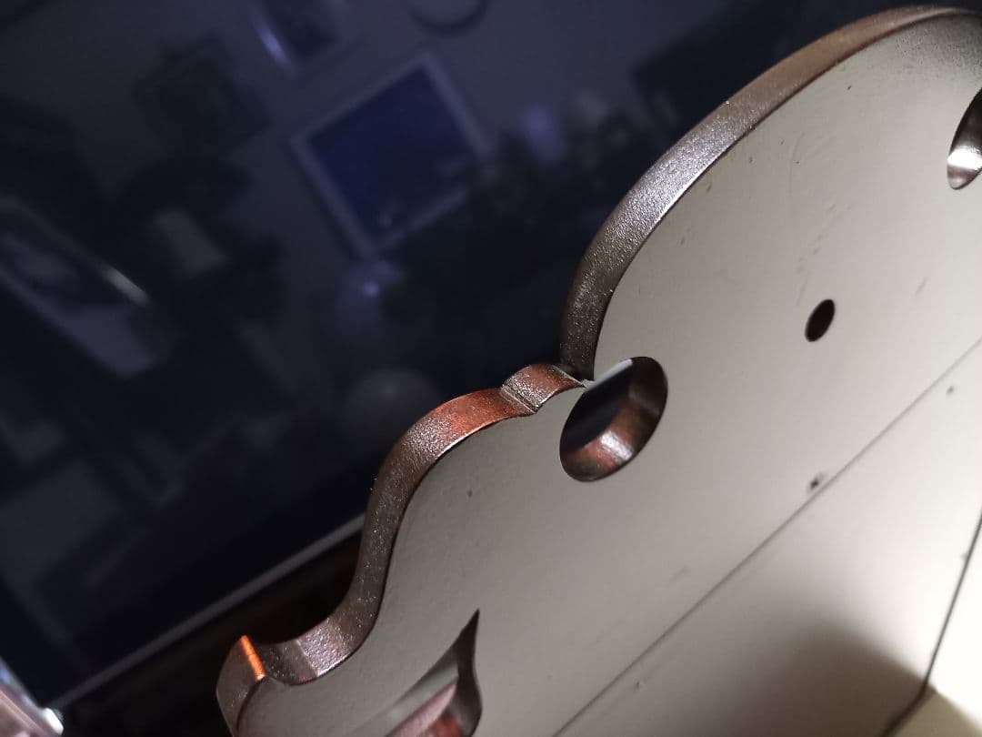 希少　デザイン　松本民芸　樺桜材　壁掛け　鏡　ウォール　ミラー