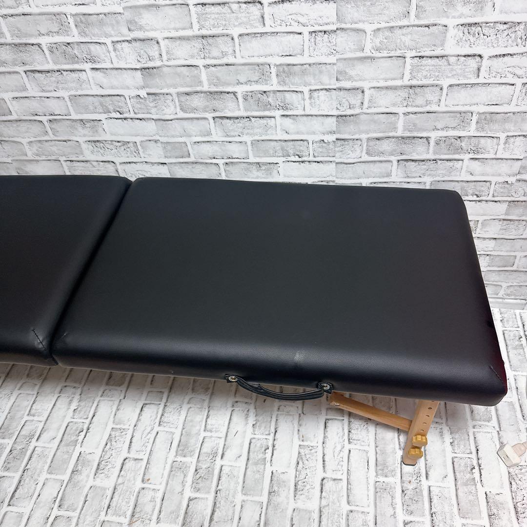 タンスのゲン　MBD01 折りたたみ　ベッド　マッサージ　施術 レザー　持ち運び