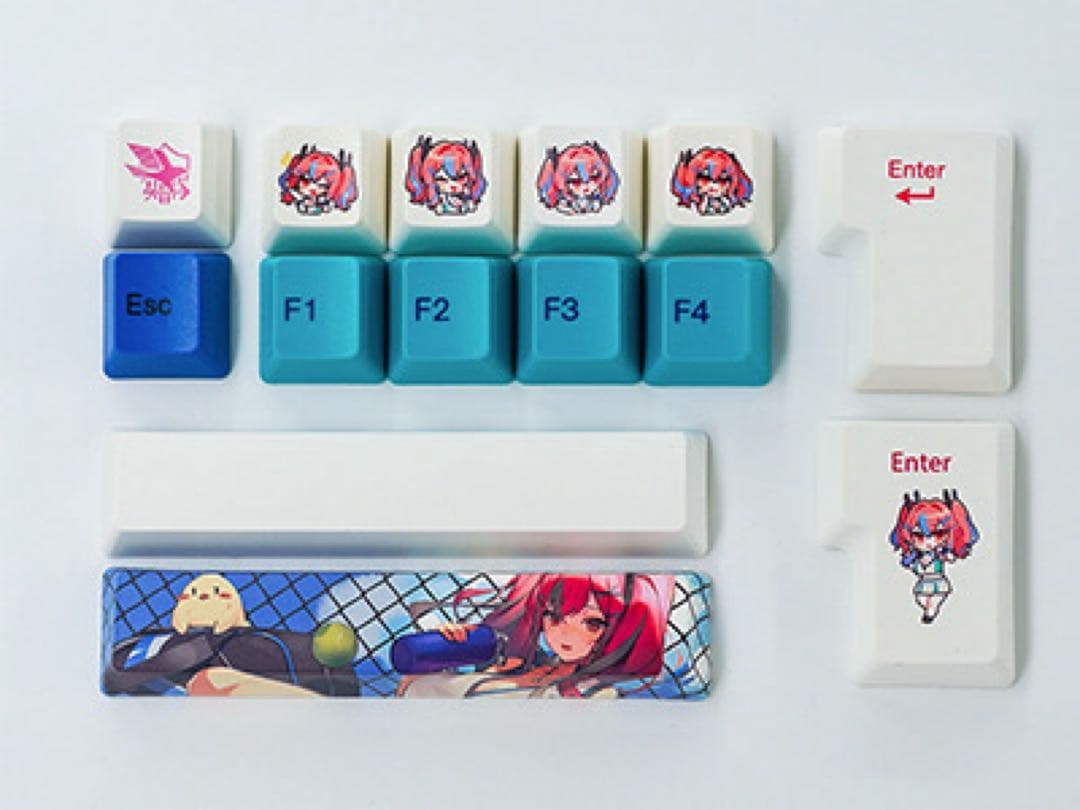 アズレン×ふもコレ ブレマートンモデル キーボード ジャスミン軸VARMILO