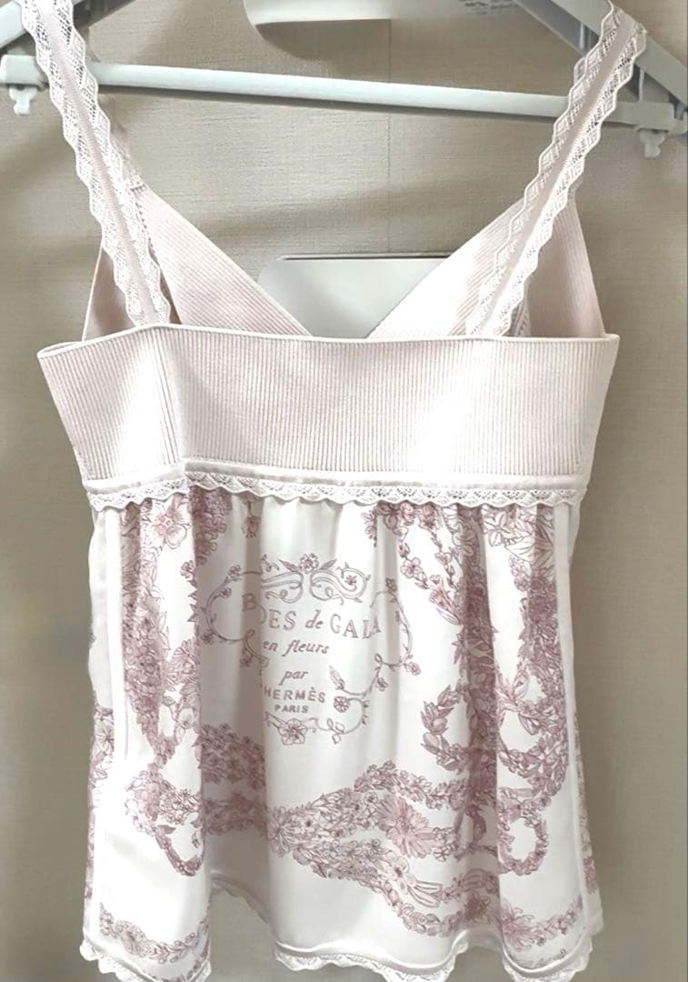 エルメス　ツイルレーヌ キャミBrides de Gala en Fleurs