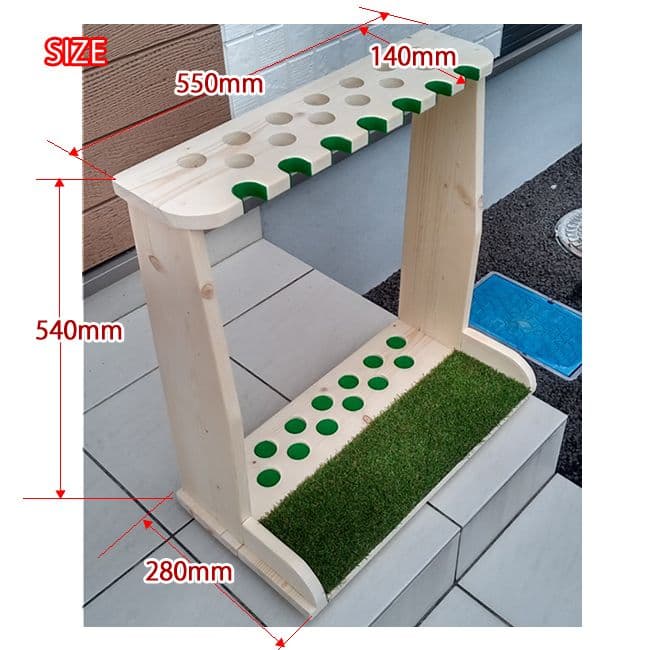 【オジオジさん専用】ゴルフクラブスタンド13本＋7本、みつろう【完成品お届け】