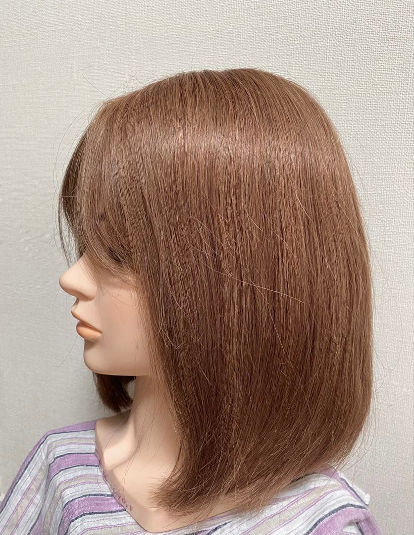 専用！百合子ウィッグ　ベージュミルクティー　人毛100% フルウィッグ