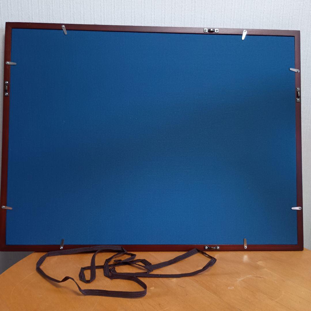 雪景色 版画 木製フレーム付き　最終お値下げ