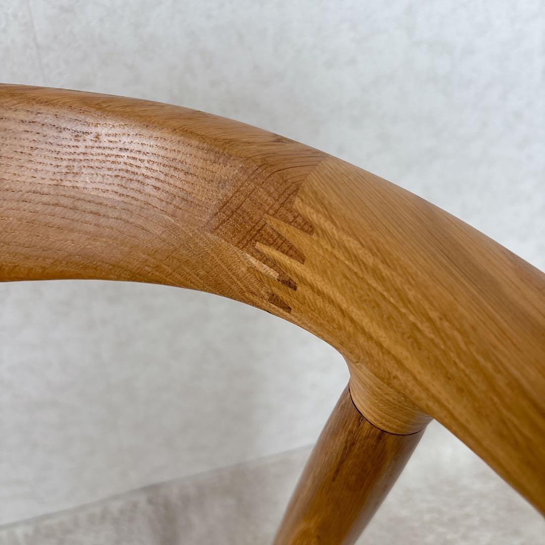 激人気】MUJI 無印良品 オーク材 ペーパーコード アームチェア