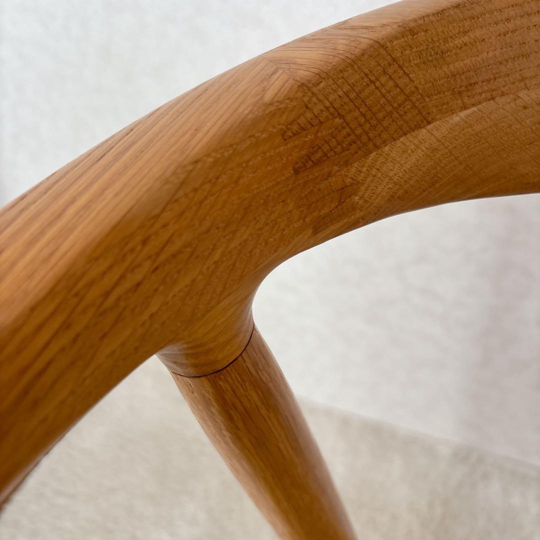 激人気】MUJI 無印良品 オーク材 ペーパーコード アームチェア