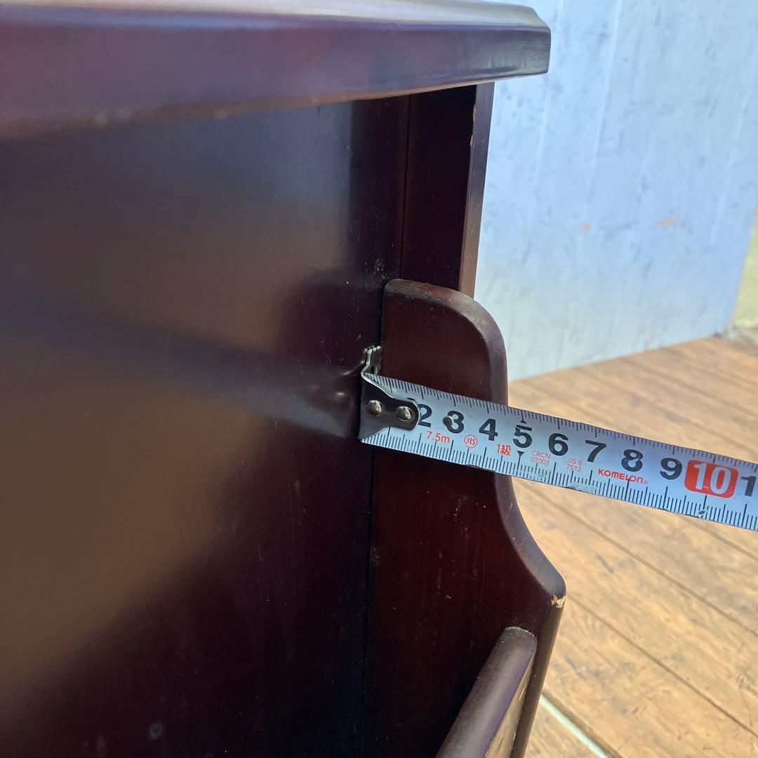 大竹産業 木製 コンセント付き ミニキャビネット サイドテーブル ワゴン