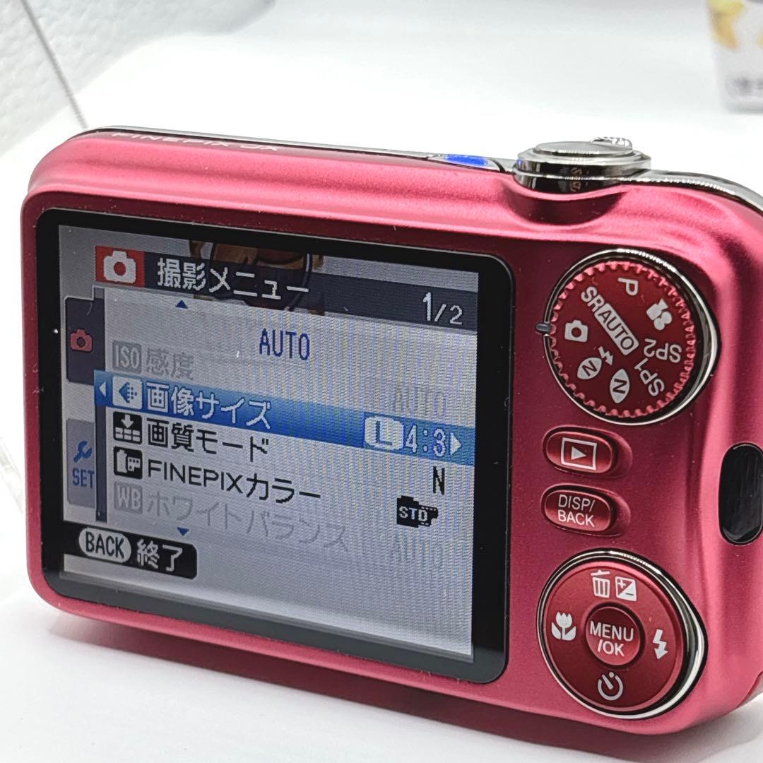 FUJIFILM FinePix JX400 レッド デジカメ　コンデジ　カメラ
