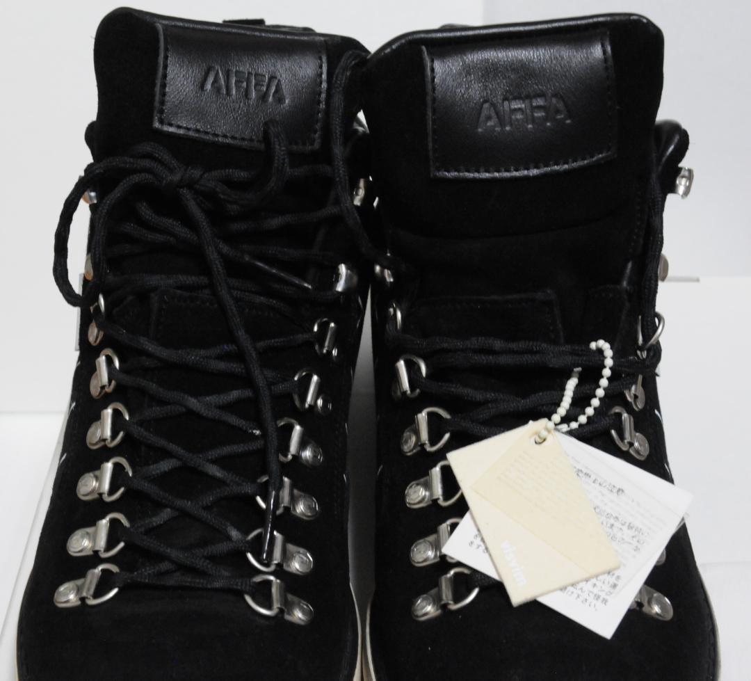 visvim SERRA × Fragment × AFFA ブラック US8②