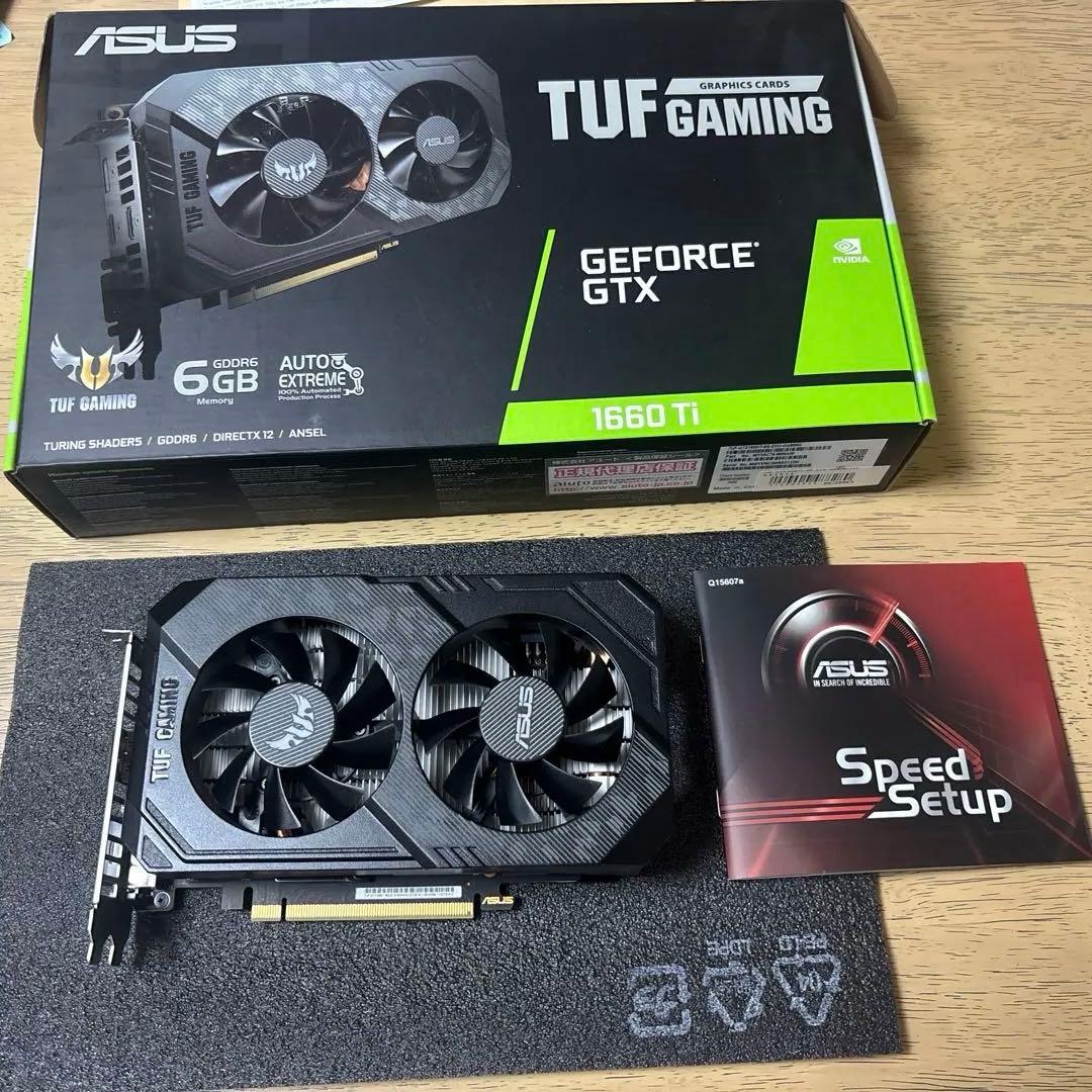 グラフィックボード・グラボ・ビデオカード ASUS TUF GAMING GTX 1660 Ti 6GB
