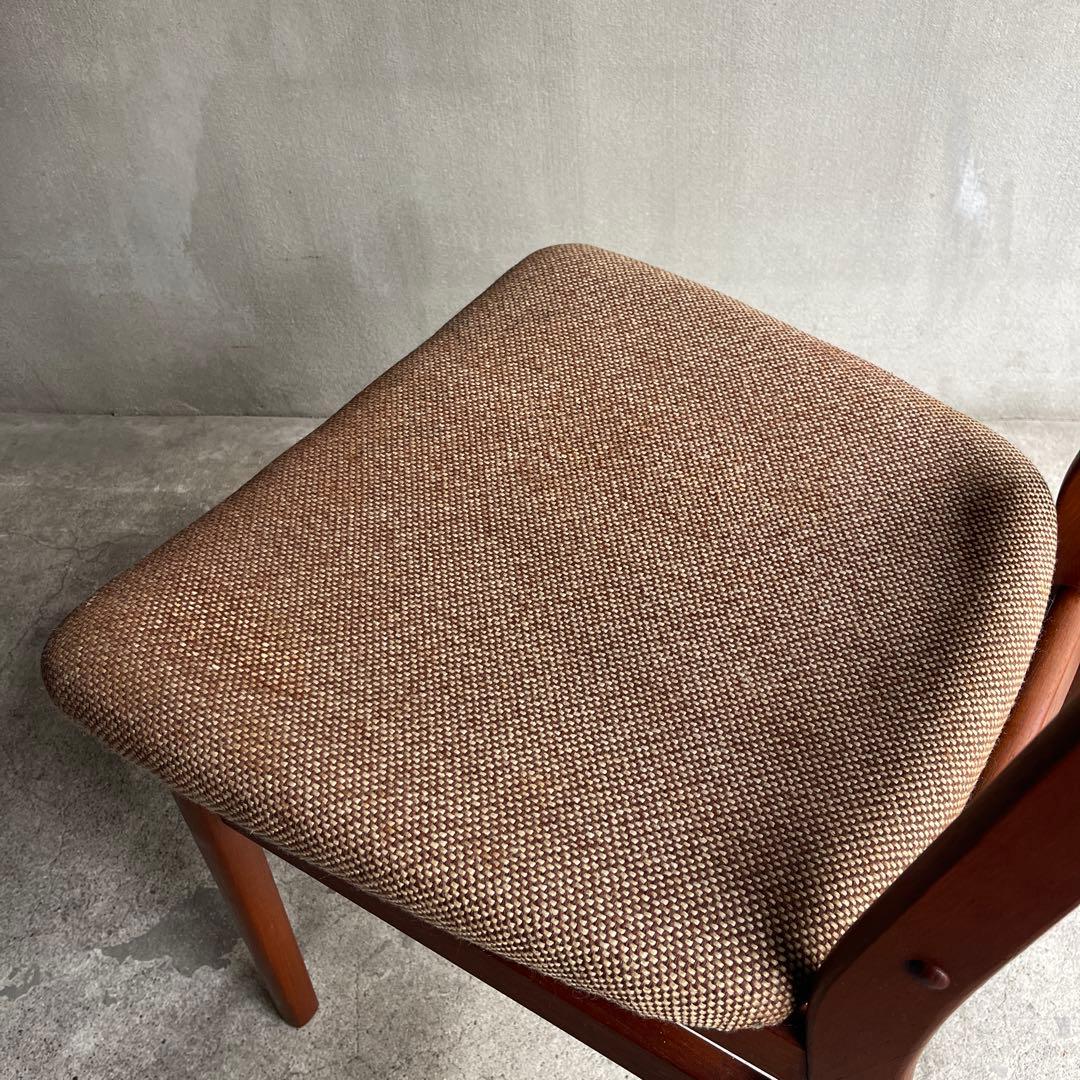 北欧デンマーク　チーク ハイバックチェア オールドヴィンテージ