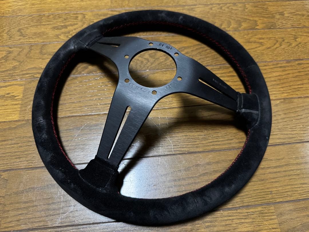 NARDI ステアリング　SPORTS タイプラリー　ブラックスエード N754