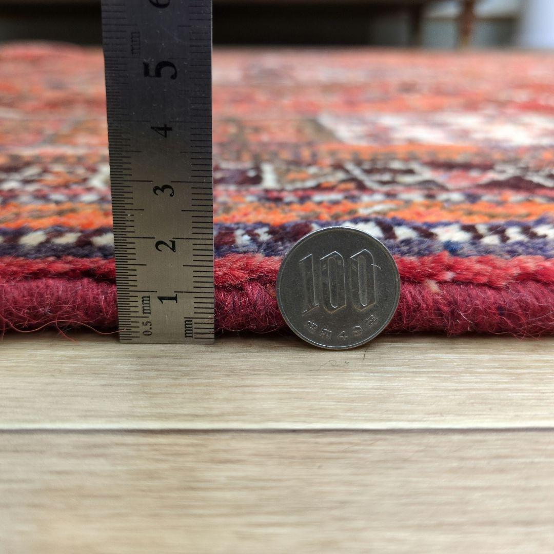 ペルシャ絨毯　シ－ラーズ産 230x144 クリーニング済 shiraz