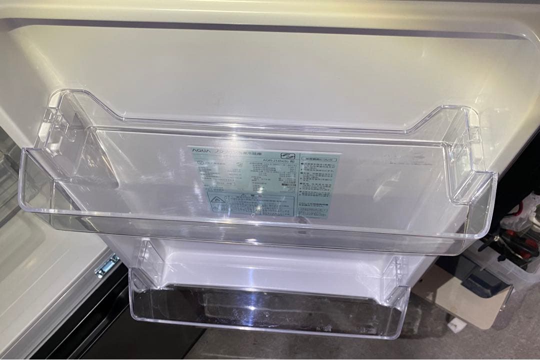 AQUA ノンフロン冷凍冷蔵庫　AQR-J14N （S）　2022年製　135L