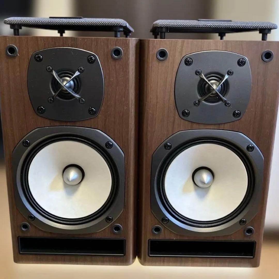 美品‼️感動品‼️ONKYOブックシェルフスピーカー ダークウッドD-NFR 7TX